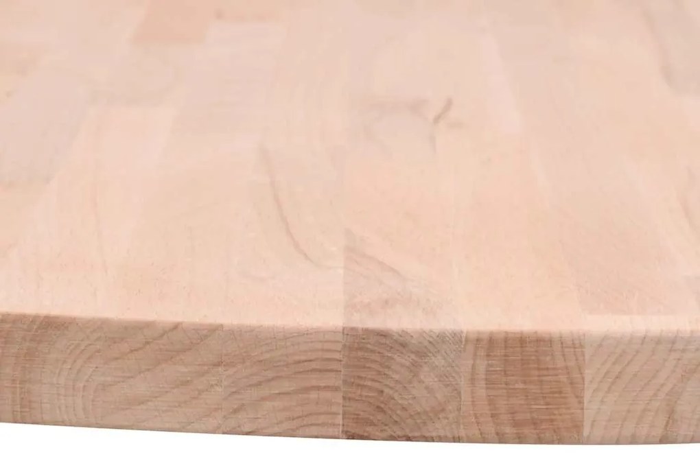 tömör bükkfa kerek asztallap Ø80 x 2,5 cm