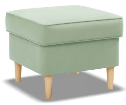 Uszak lábtartó, bársony, zöld