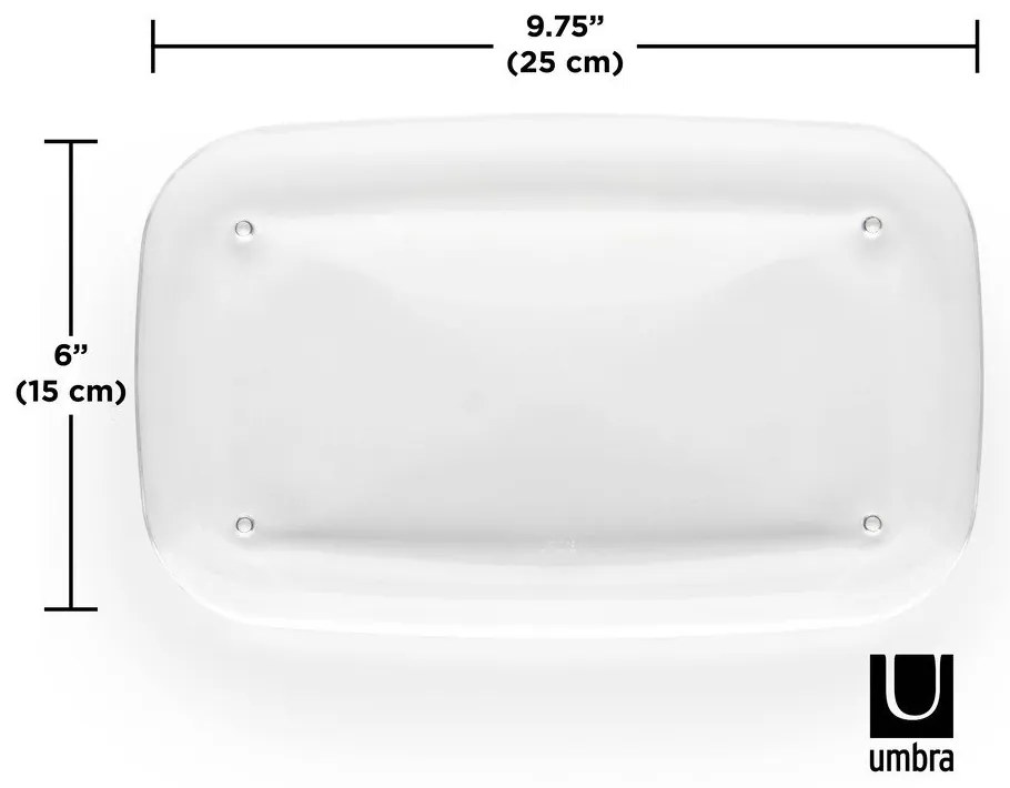 Műanyag fürdőszobai rendszerező Droplet – Umbra