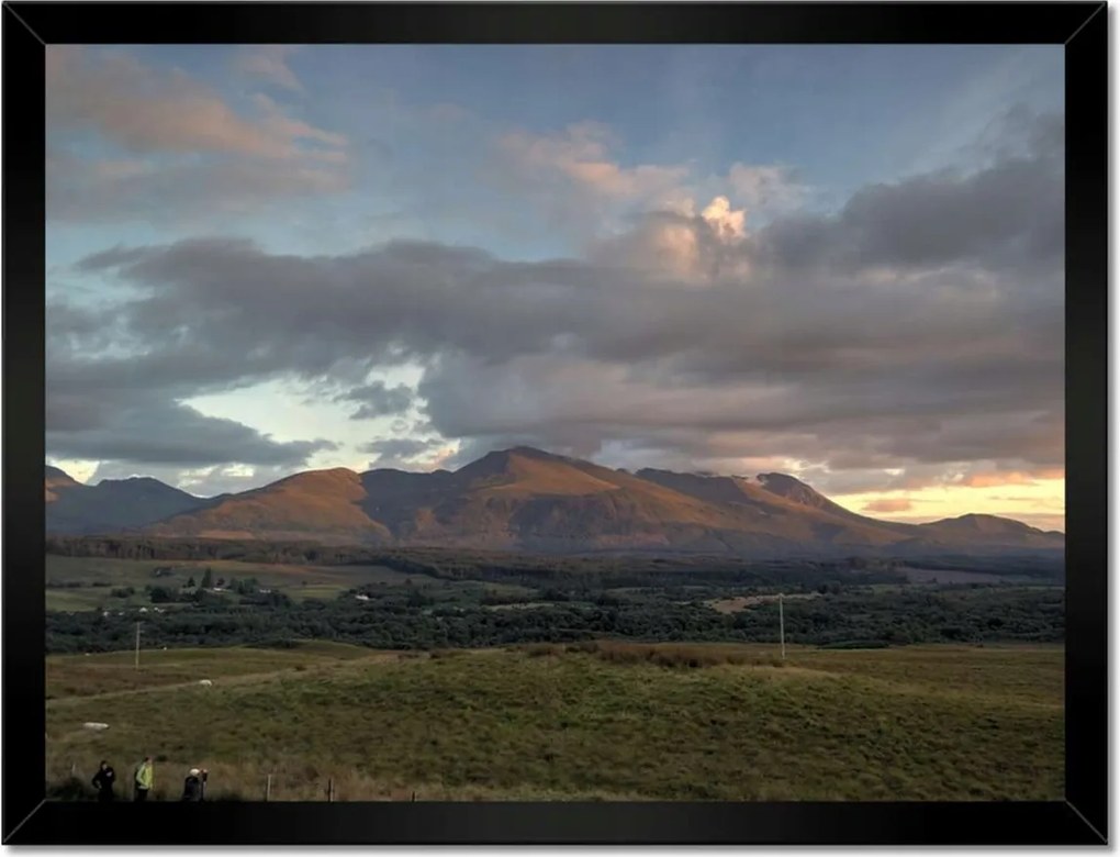 Poszterek keretben 40x30 Esőfelhők a hegyek felett
