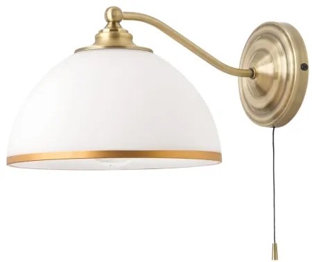 Orion WA 2-1371/1 - Fali lámpa OLD LAMP 1xE27/40W/230V fehér/réz