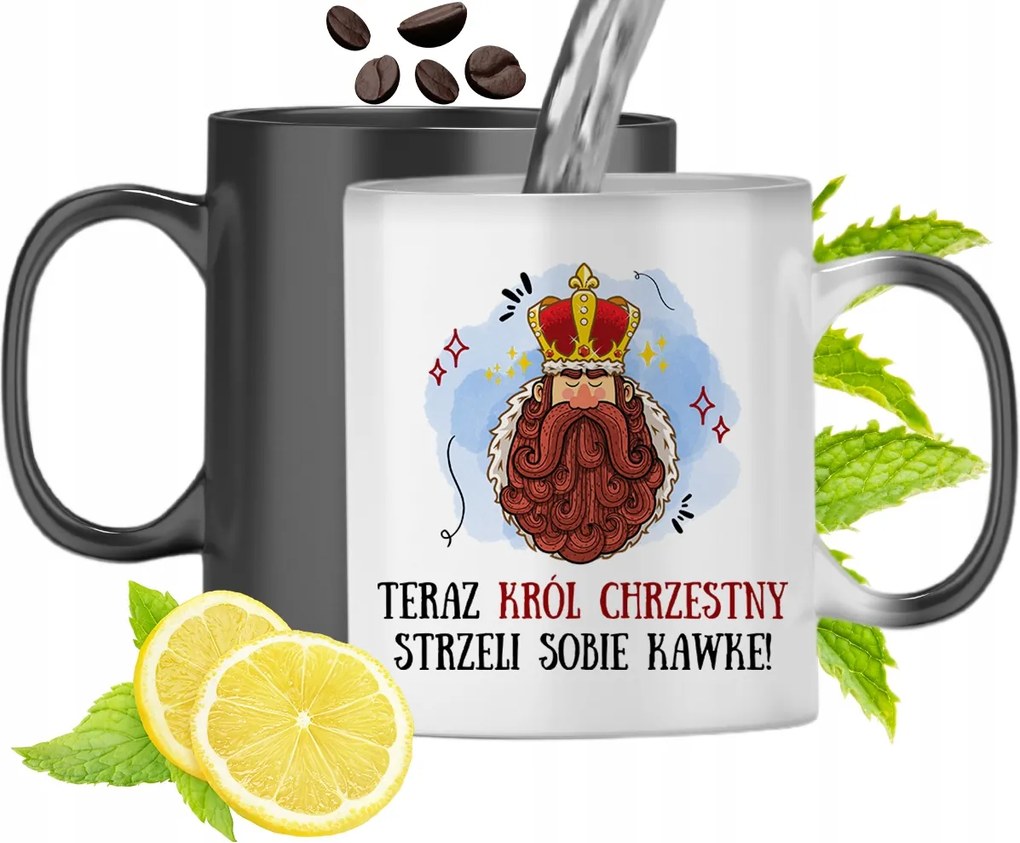 Mágikus Bögre Keresztanyának Színváltós, fényképes nyomattal