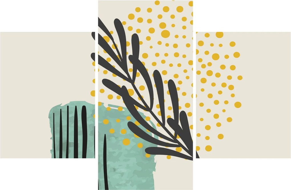 Kép - Absztrakt lapok N⁰3 (90x60 cm)