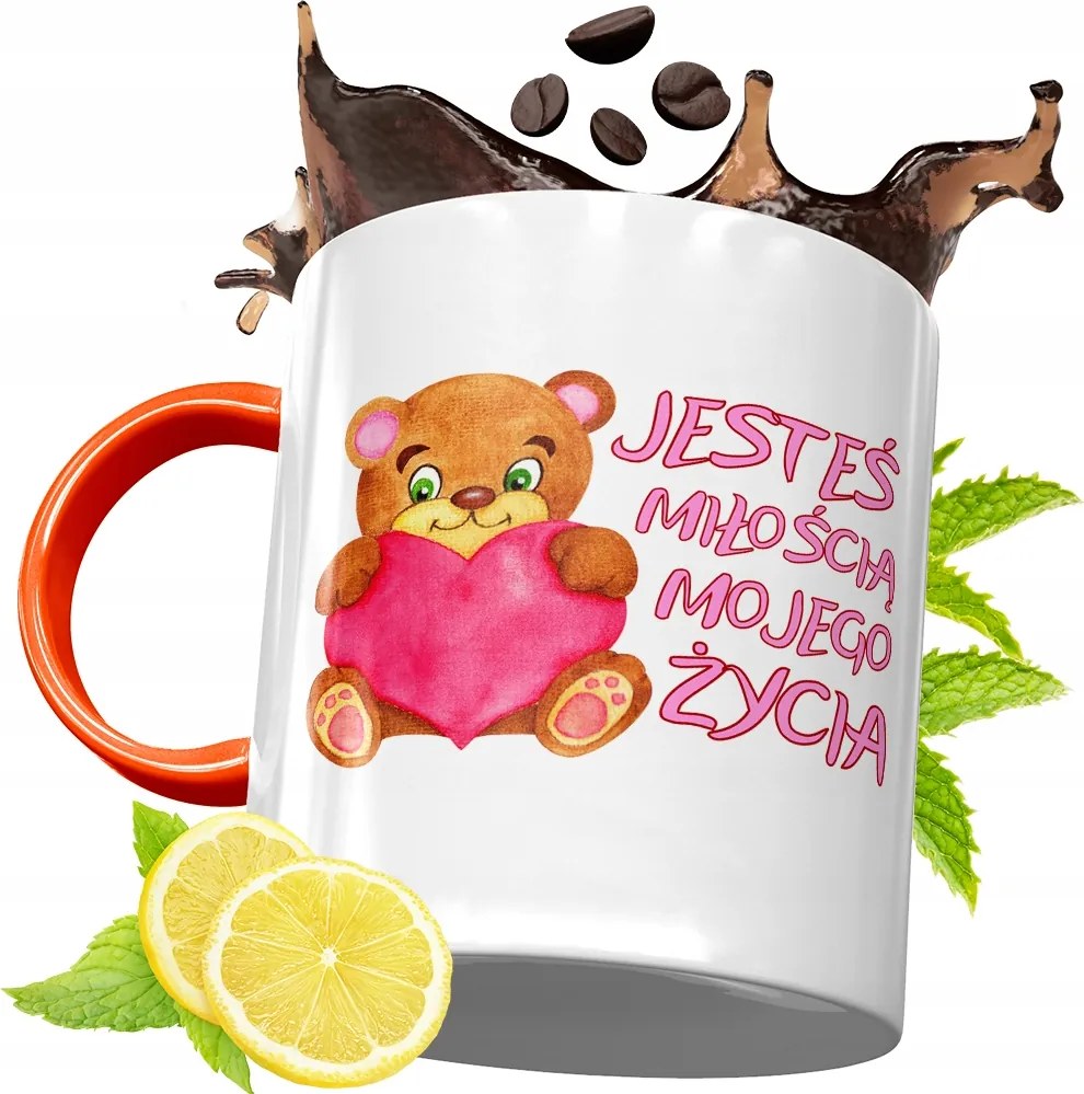 Narancssárga Bögre Fiúnak Tökéletes Ajándék fényképes nyomattal