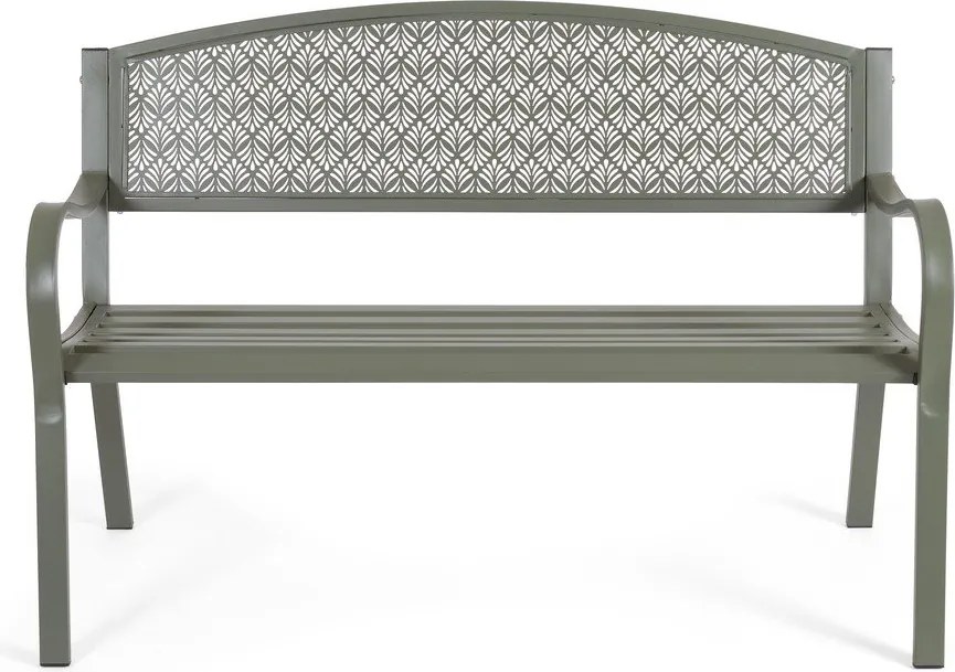 Khaki fém kerti pad Lizette – Bizzotto