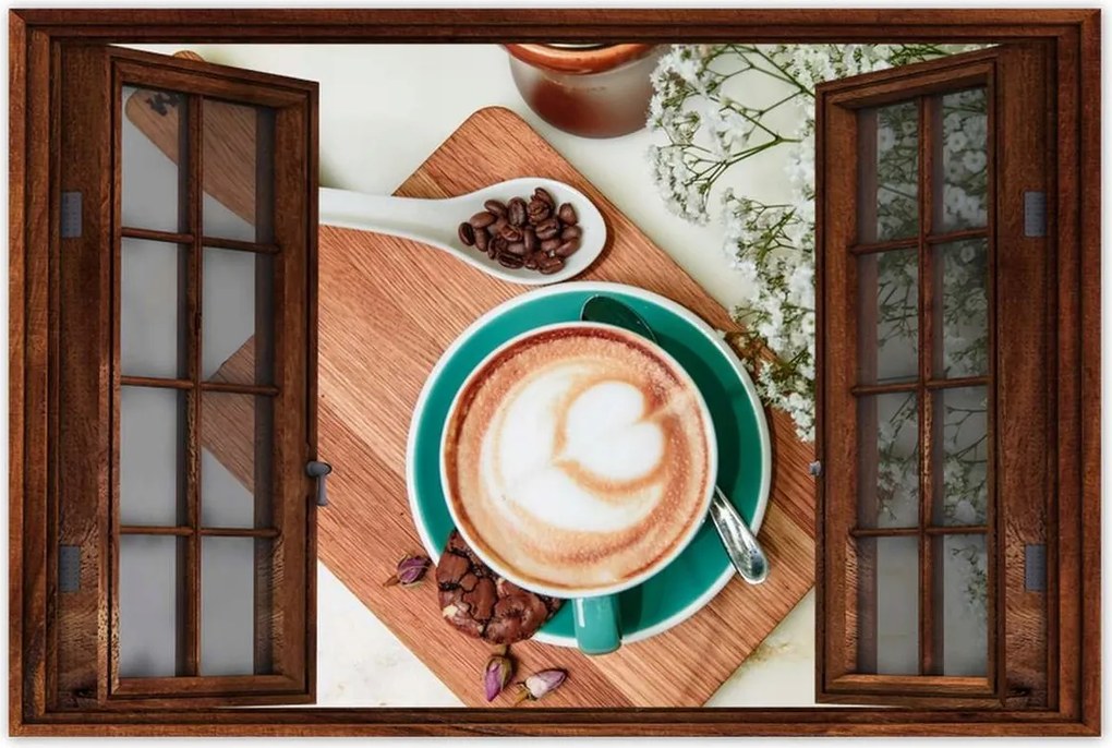 Poszterek 120x80 Cukormentes kávé Fitt leszek