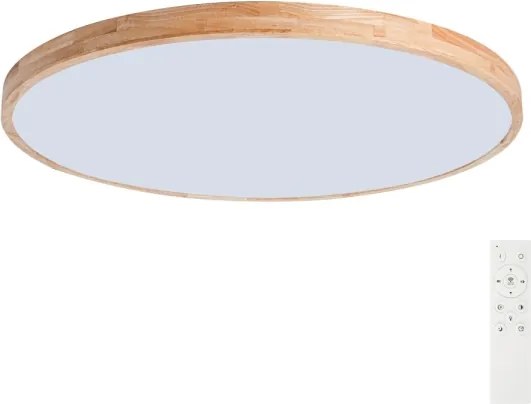 BRILAGI -LED dimmelhető lámpatest WOODLINE LED/128W/230V 3000-6000K tölgy átm. 100 cm+távirányító