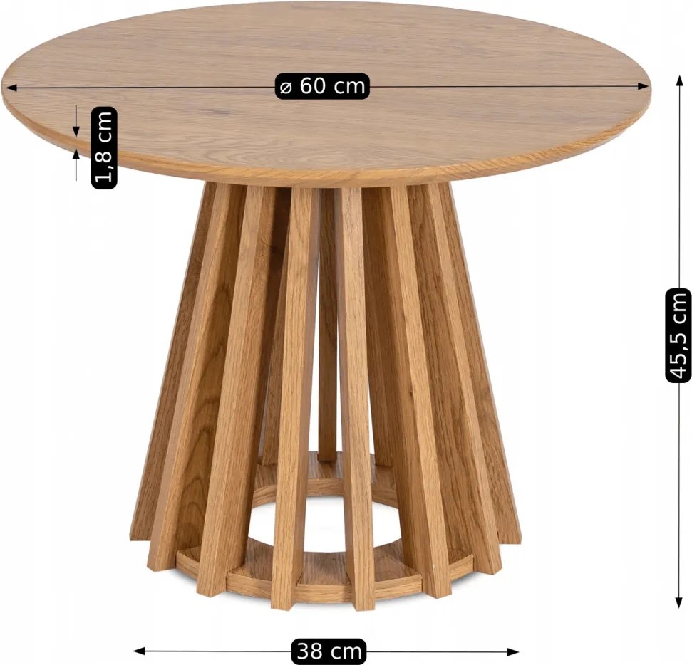 Asztal tölgy színben HARPER