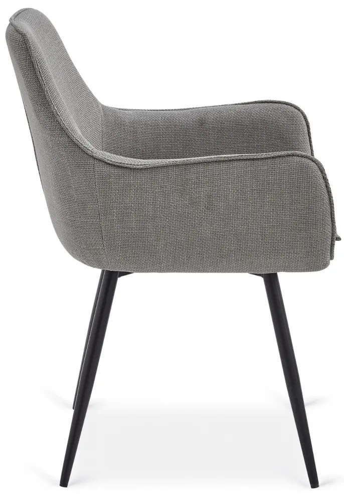 EDRICK szürke szövet étkezőszék