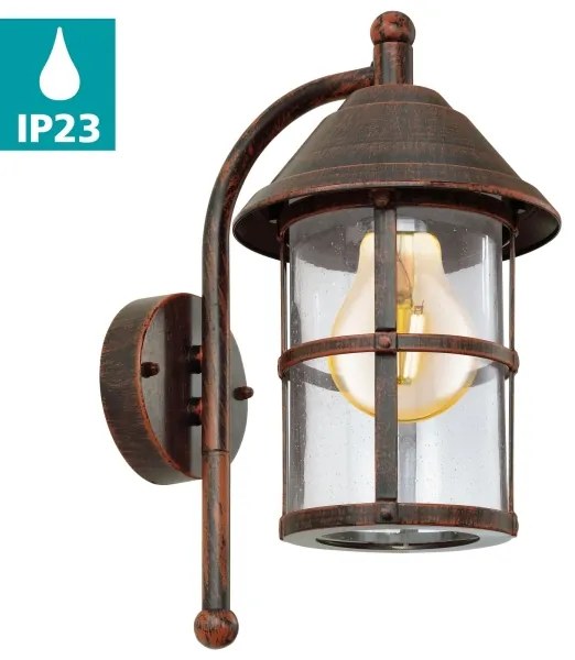 EGLO 90184 - Kültéri fali lámpa SAN TELMO 1xE27/60W/230V