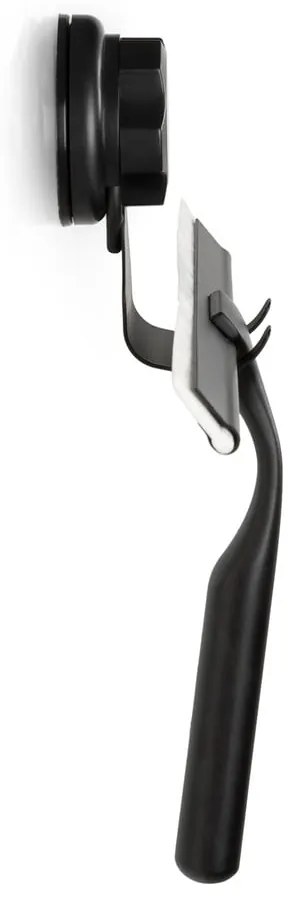 Bestlock Black Double Hook Squeegee fekete vízlehúzó öntapadós tartóval - Compactor
