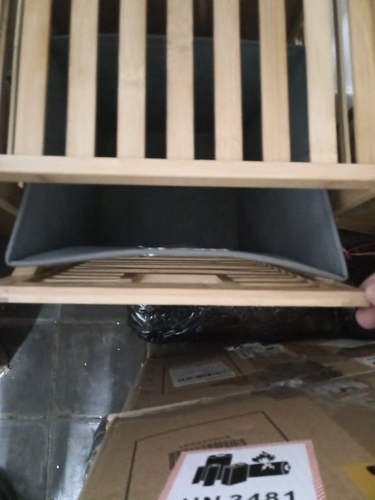 AKCIÓ Szürke bambusz szennyestartó SOBIKON II. osztályú