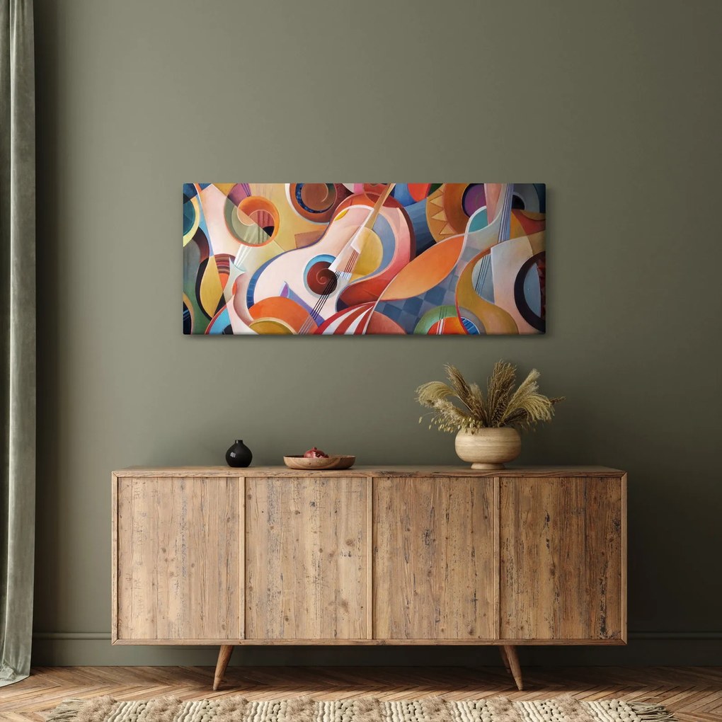 Kép - Zenei absztrakt (120x50 cm)