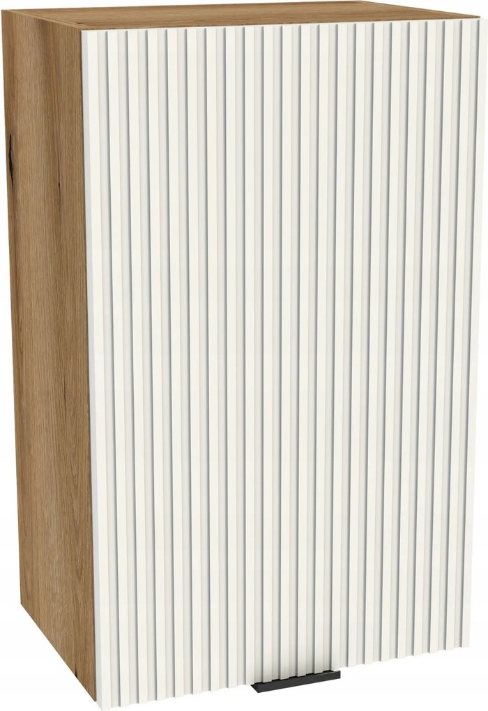 Konyhaszekrény felső 45/72 Vigo korpusz tölgy Evoke front Ryfla fehér matt