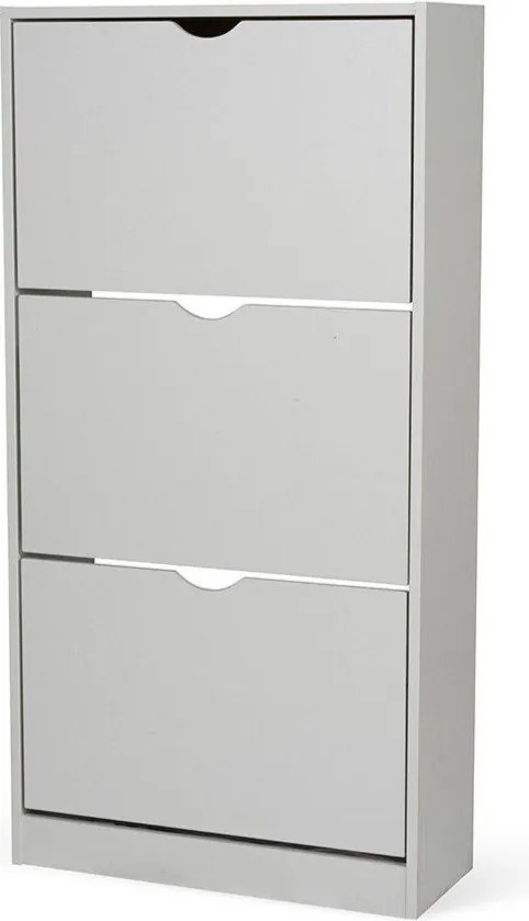 Szürke billenő ajtós cipőtartó 60x118x24 cm Stelo – Bonami Essentials