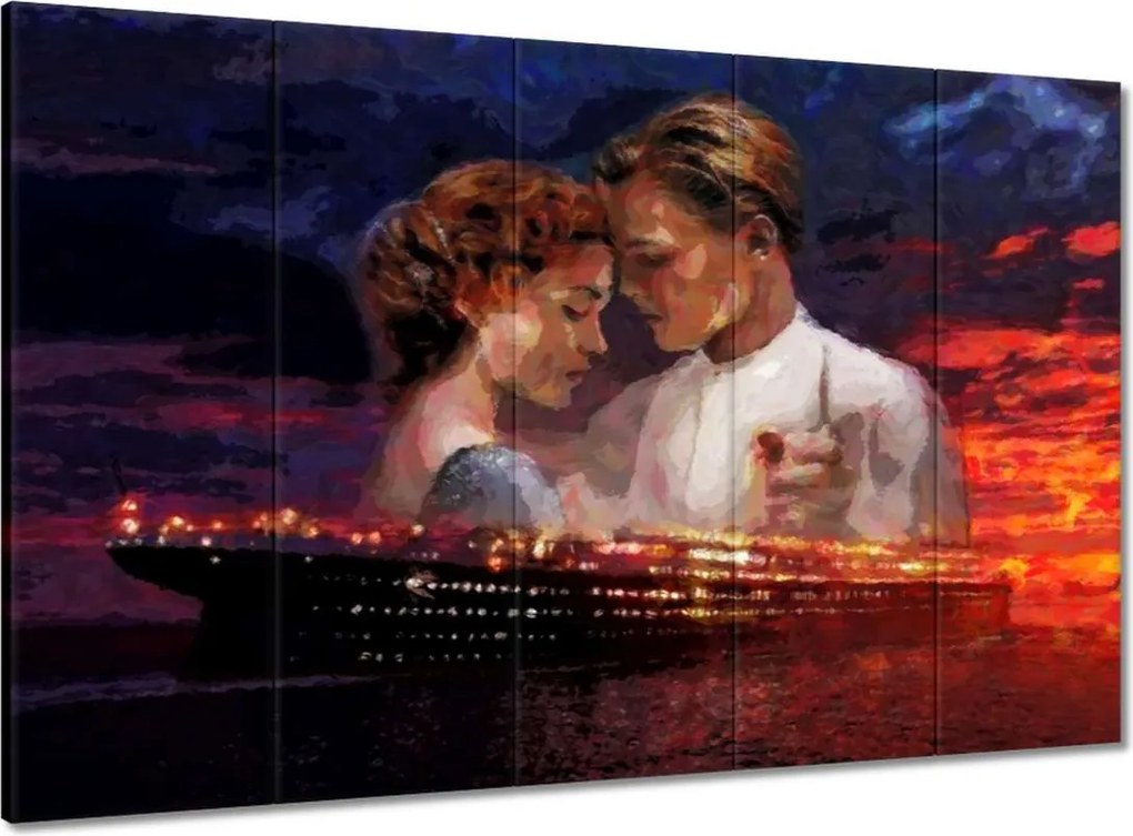 Vászonkép 100x70 Titanic naplemente