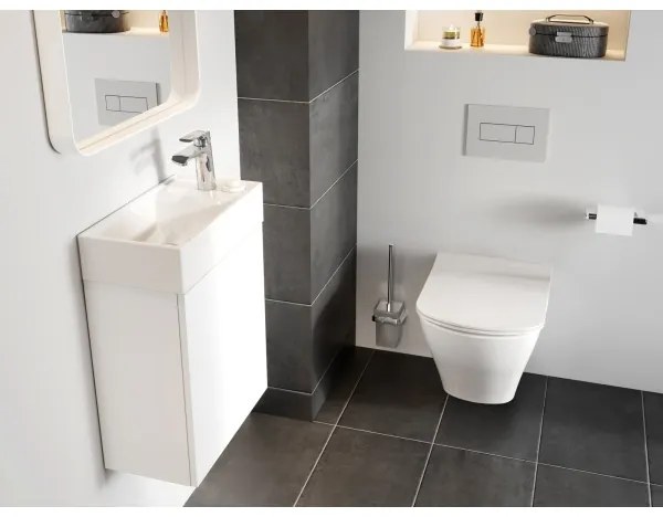 Ravak XJX01240000 - Ráépíthető mosdó VEDA SLIM 40x22 cm kerámia/fehér