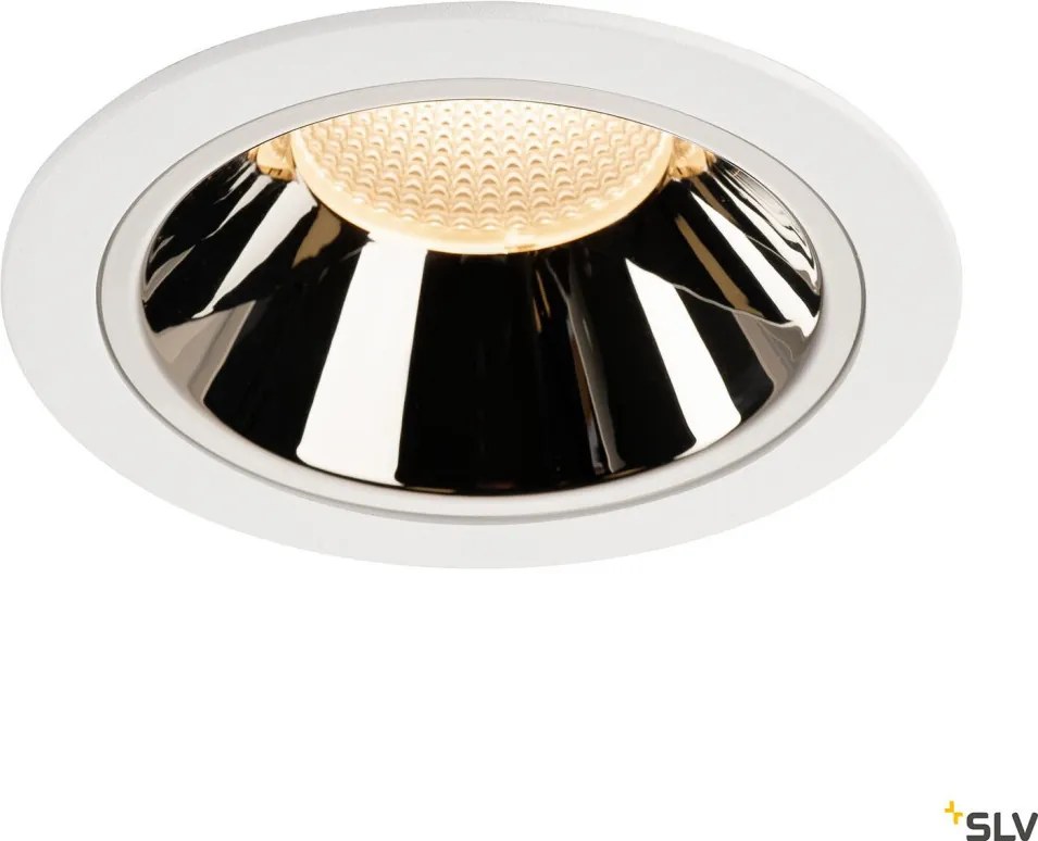 SLV 1004005 NUMINOS DL XL Fürdőszobai Beépíthető Lámpa Fehér, Króm LED IP44