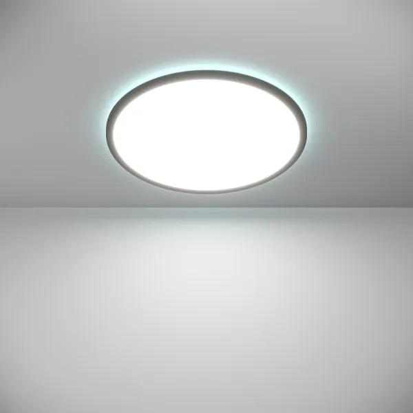 Eglo 901465-LED RGBW Dimmelhető fürdőszobai lámpa ROVITO-Z 16,8W/230V átm. 50cm IP44 fekete