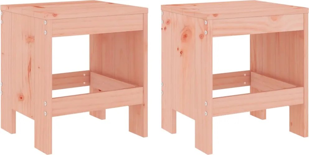 vidaXL 2 db tömör duglászfenyő ülőke 40x36x45 cm