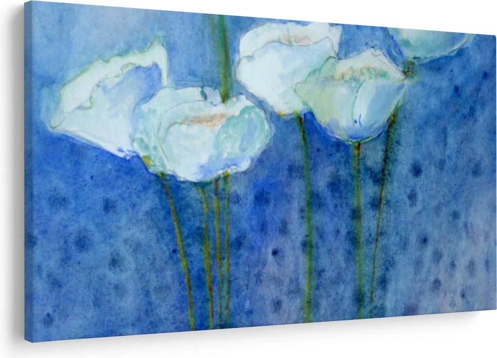 Kép - fehér tulipán (90x60 cm)
