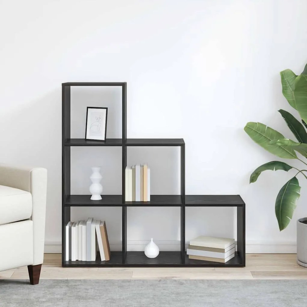 Könyvespolc Musta tammi 99 x 29 x 99 cm Faanyag