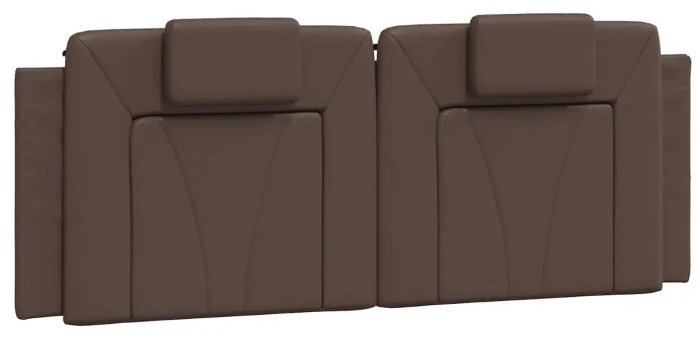 barna ágykeret Viana LED-ekkel matrac nélkül 140 x 200 cm