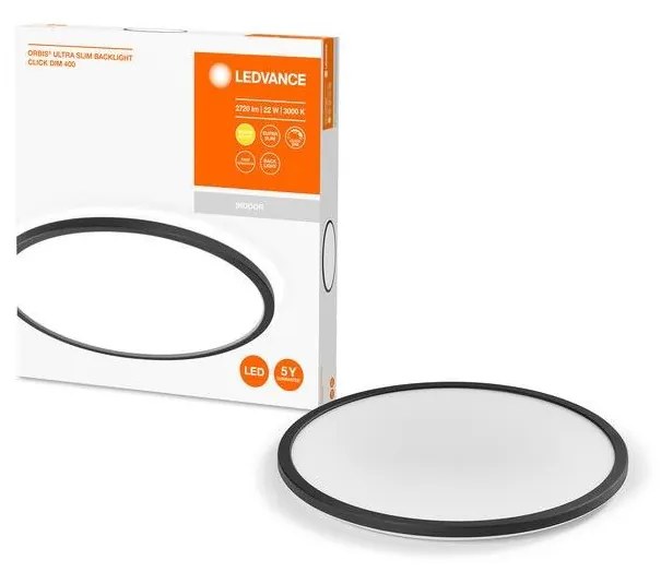 Ledvance Ledvance - LED Dimmelhető mennyezeti lámpa ORBIS LED/22W/230V fekete P225250