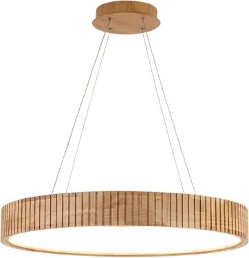 Brilagi - LED csillár kábelen FALCON WOOD MODERN LED/40W/230V, átmérő 60 cm, fa