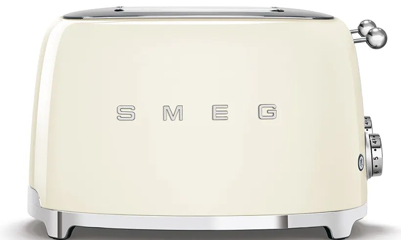 50-es évekbeli, Retro stílusú kenyérpirító, P4 krémszínű 2000W - SMEG
