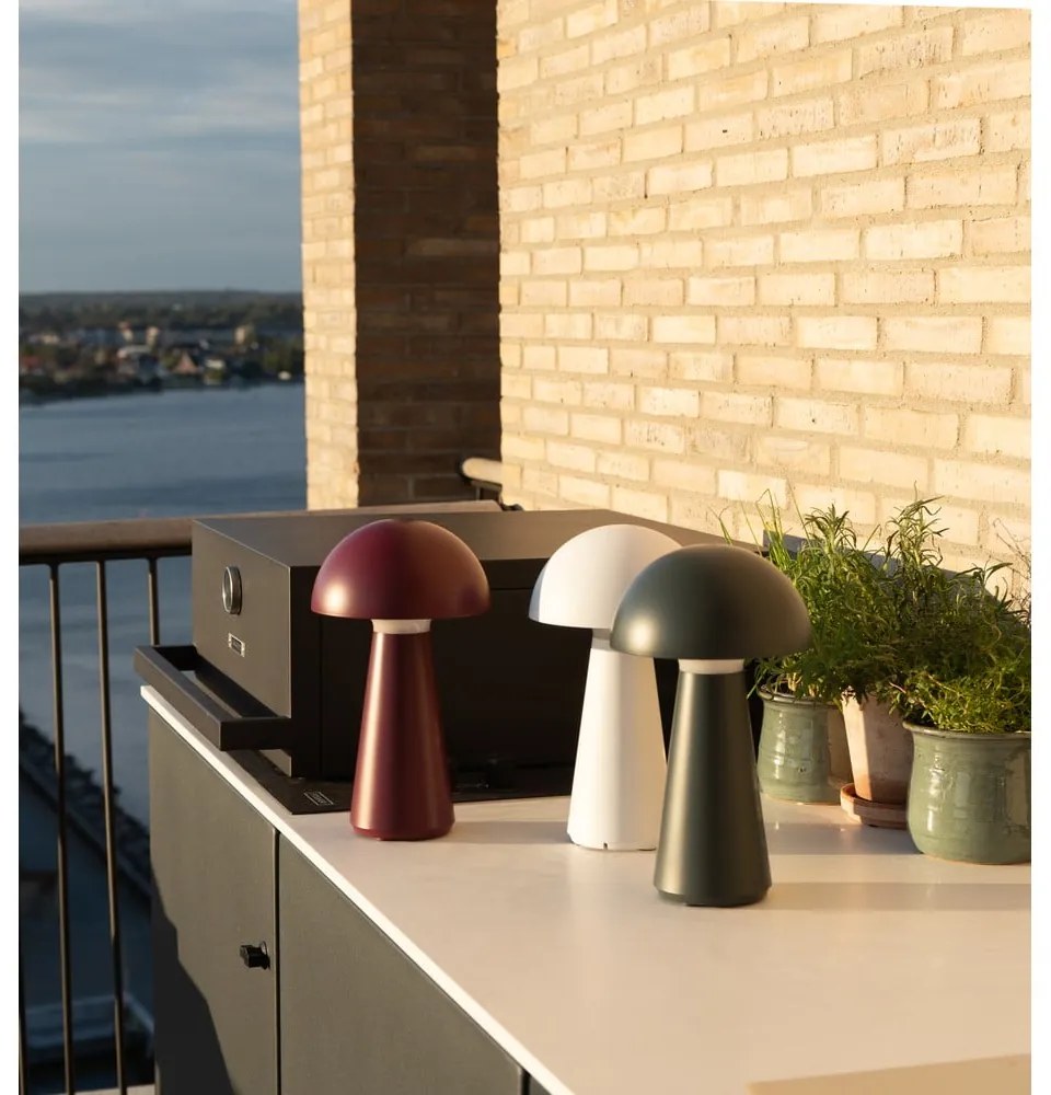 Lila LED asztali lámpa távirányítóval (magasság 28 cm) Sam – Sirius