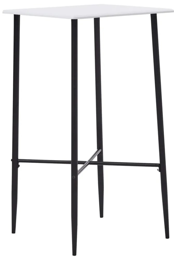 fehér MDF bárasztal 60 x 60 x 111 cm