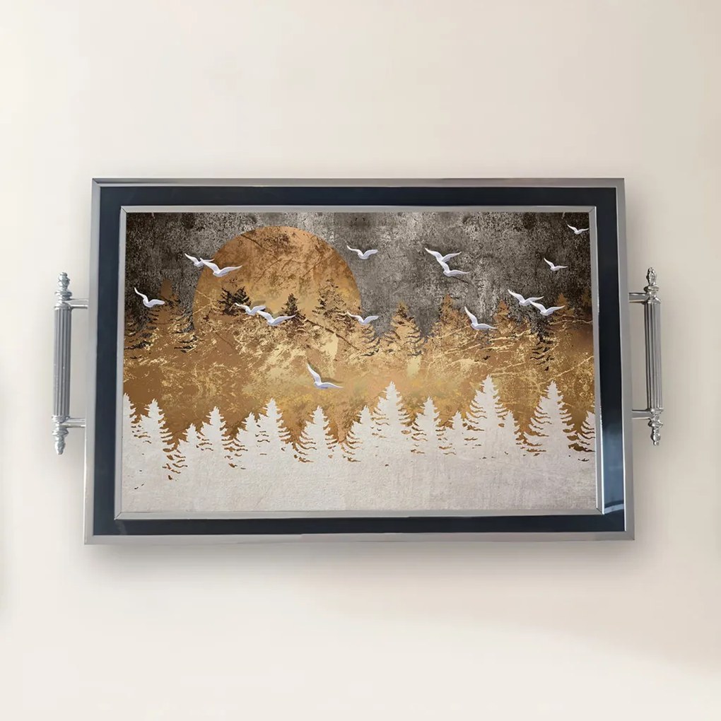Üveg tálca, 38×24 cm – TPG9885