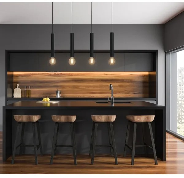 Eglo 98057 - Csillár zsinóron CORTENOVA 4xE27/60W/230V