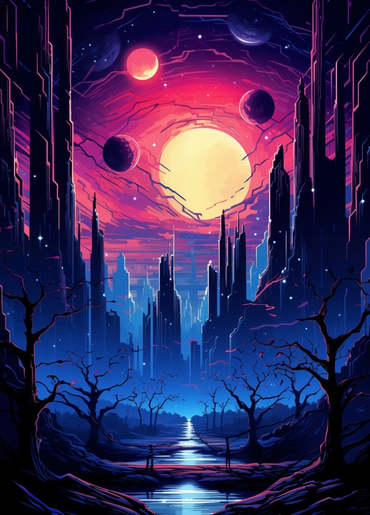 Poszter 39,5x55cm Csillagváros