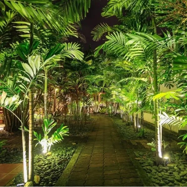 LED Kültéri lámpa LED/12W/230V 3000K fekete IP65