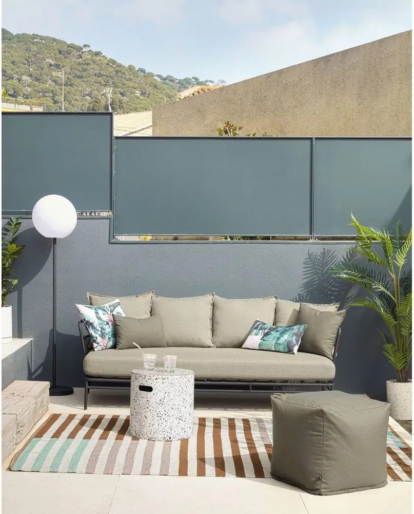 Mareluz bézs fémszerkezetű kerti kanapé - Kave Home