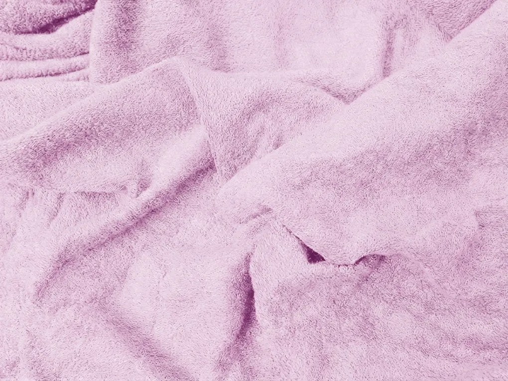 Frottír világoslila lepedő EXCLUSIVE 90x200 cm