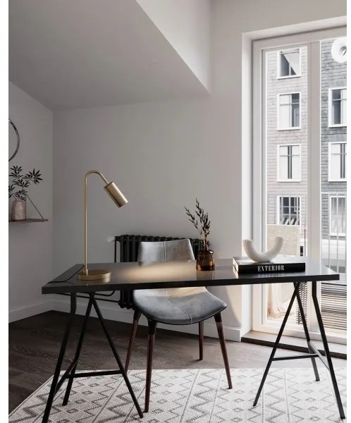 ByRydens 4002580-6503 - CURVE asztali lámpa 1xGU10/7W/230V aranyszínű