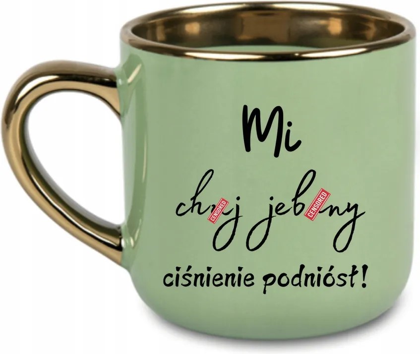 Elegáns Bögre Mich j nyomás emelt/ amennyit csak lehet 400 Zöld