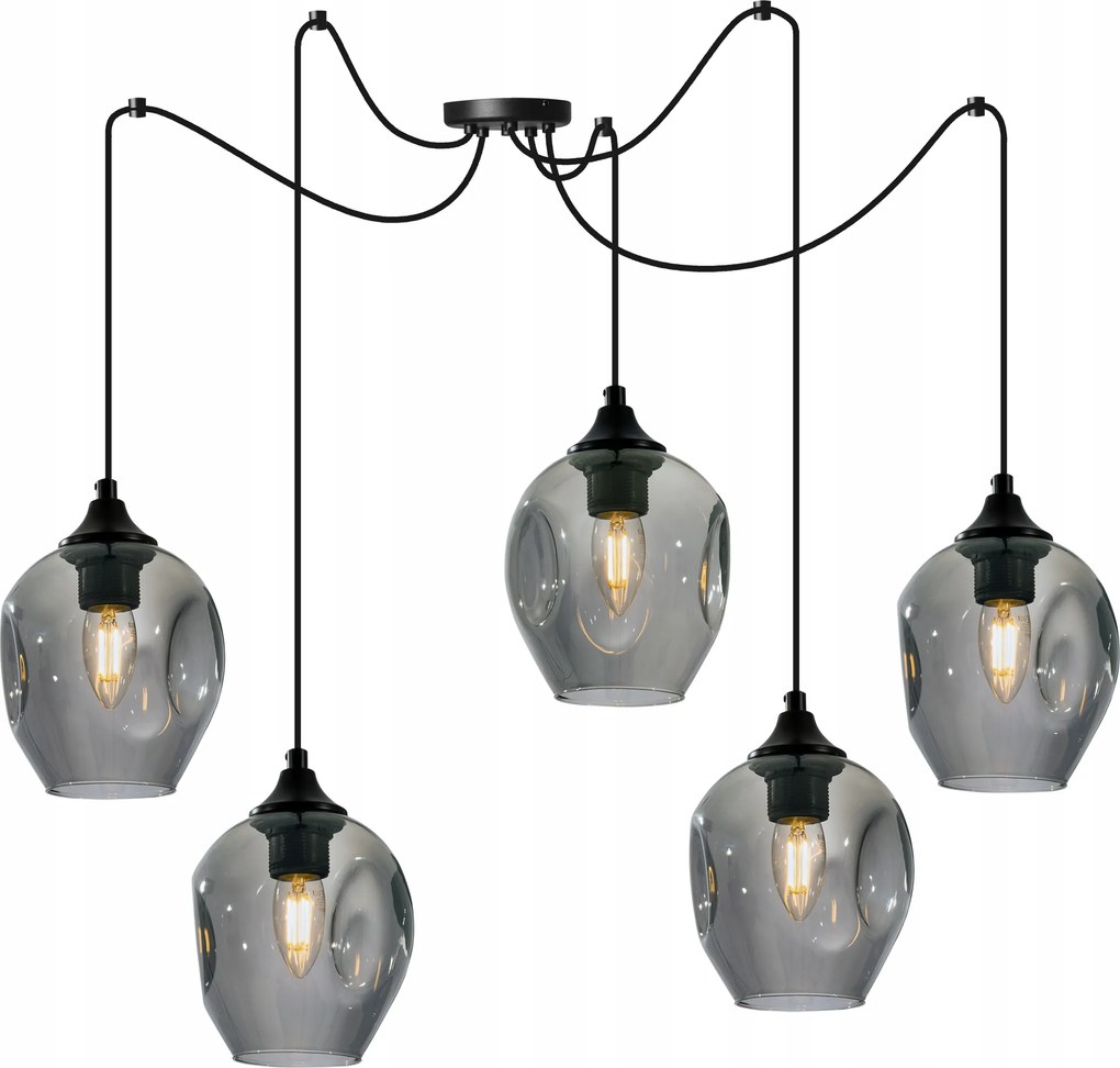 Mennyezeti Lámpa Lógó Csillár Pók Loft Üveg Nappali Konyha Szoba