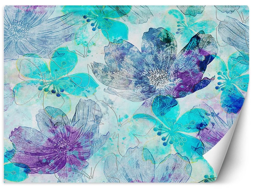 Gario Fotótapéta Színes cseresznyevirág - Andrea Haase Anyag: Vlies, Méret: 400 x 280 cm