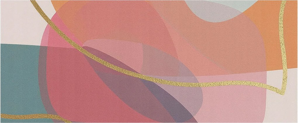 Flizelin Dekoratív fotótapéta Hálószobába Színes formák 250x104