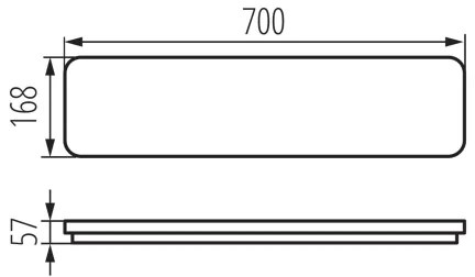 Kanlux38795-LED Mennyezeti lámpa LINCEA LED/15/20/24W/230V 3000/4000/6500K IK08 IP40