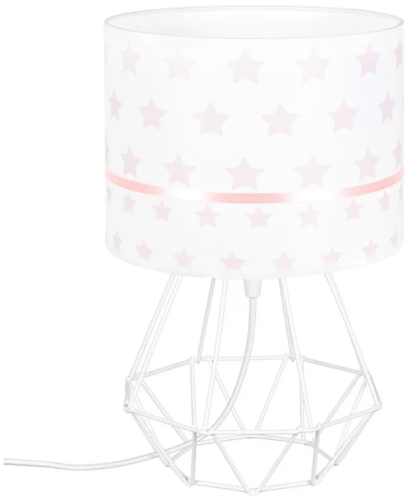 Gyereklámpa PIKKI 1xE27/60W/230V rózsaszín