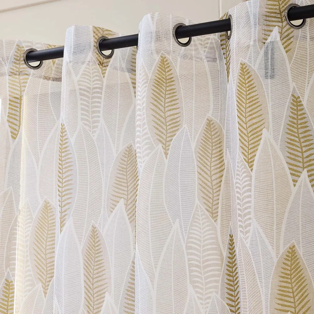 Bézs voile fényáteresztő függöny 140x240 cm Kim – douceur d'intérieur