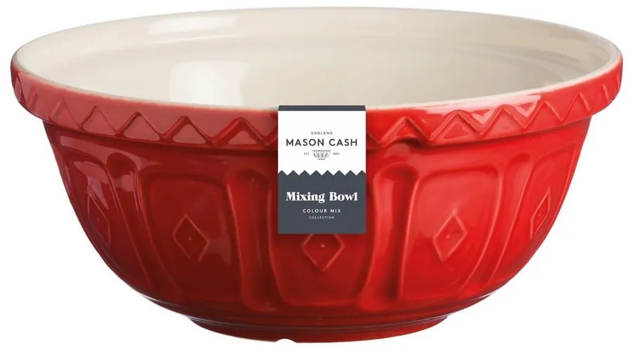 Mixing piros agyagkerámia tál, ⌀ 26 cm - Mason Cash