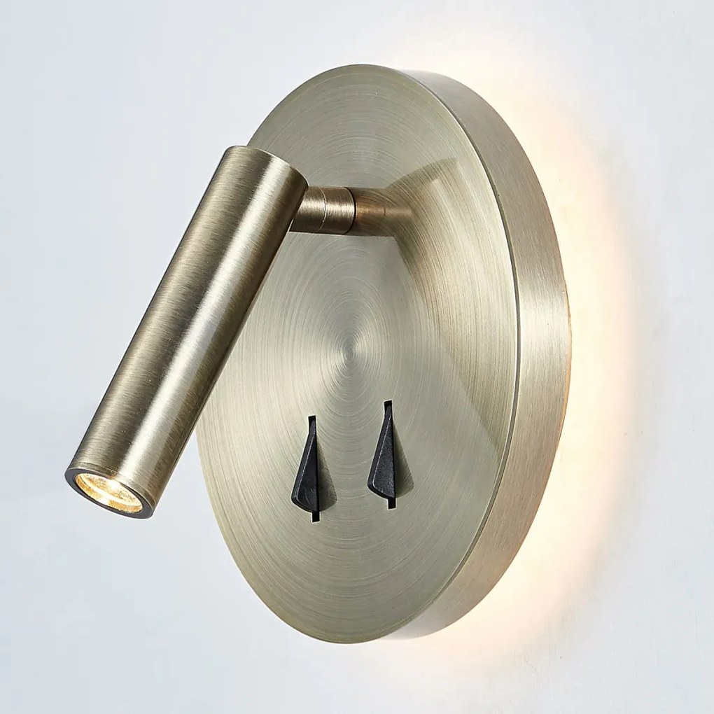 Italux NELLY SP.7349-02B-ANT-B Fali lámpa 1x9W/LED IP20