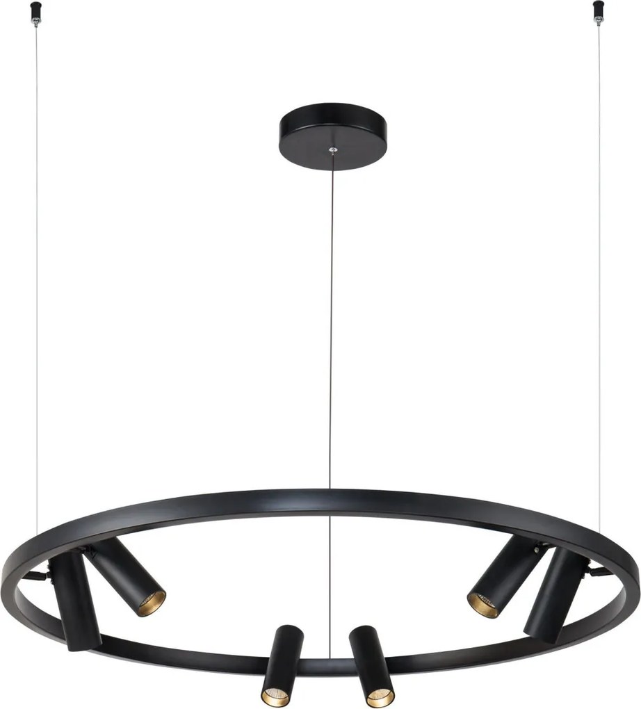 MAYTONI MOD102PL-L42B SATELLITE Modern Led Függesztett Lámpa Fekete LED IP20