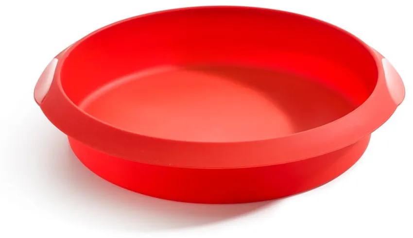 Piros szilikon sütőforma, ⌀ 26 cm - Lékué